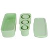 Ice Cube Tray Fit For 20OZ/30OZ/40OZ Stanley Cup Easy Release Silicone Hallow Cylinder Tumbler Ice Cube Mold With Lid And Bin for Iced Juice Whiskey C